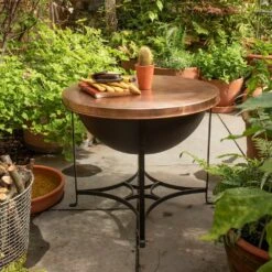 Fire Pit/table With Copper Top - Low -KANG Plants Shop pr2000046896 card10 lg