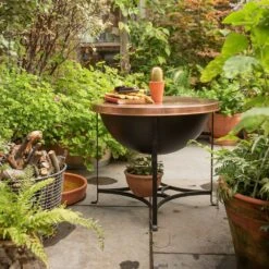 Fire Pit/table With Copper Top - Low -KANG Plants Shop pr2000046896 card3 lg