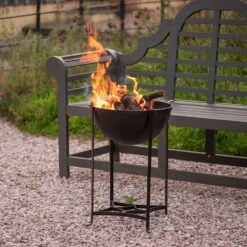Fire Pit/table With Copper Top - Tall -KANG Plants Shop pr2000046897 card2 lg
