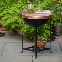 Fire Pit/table With Copper Top - Tall -KANG Plants Shop pr2000046897 card4 lg