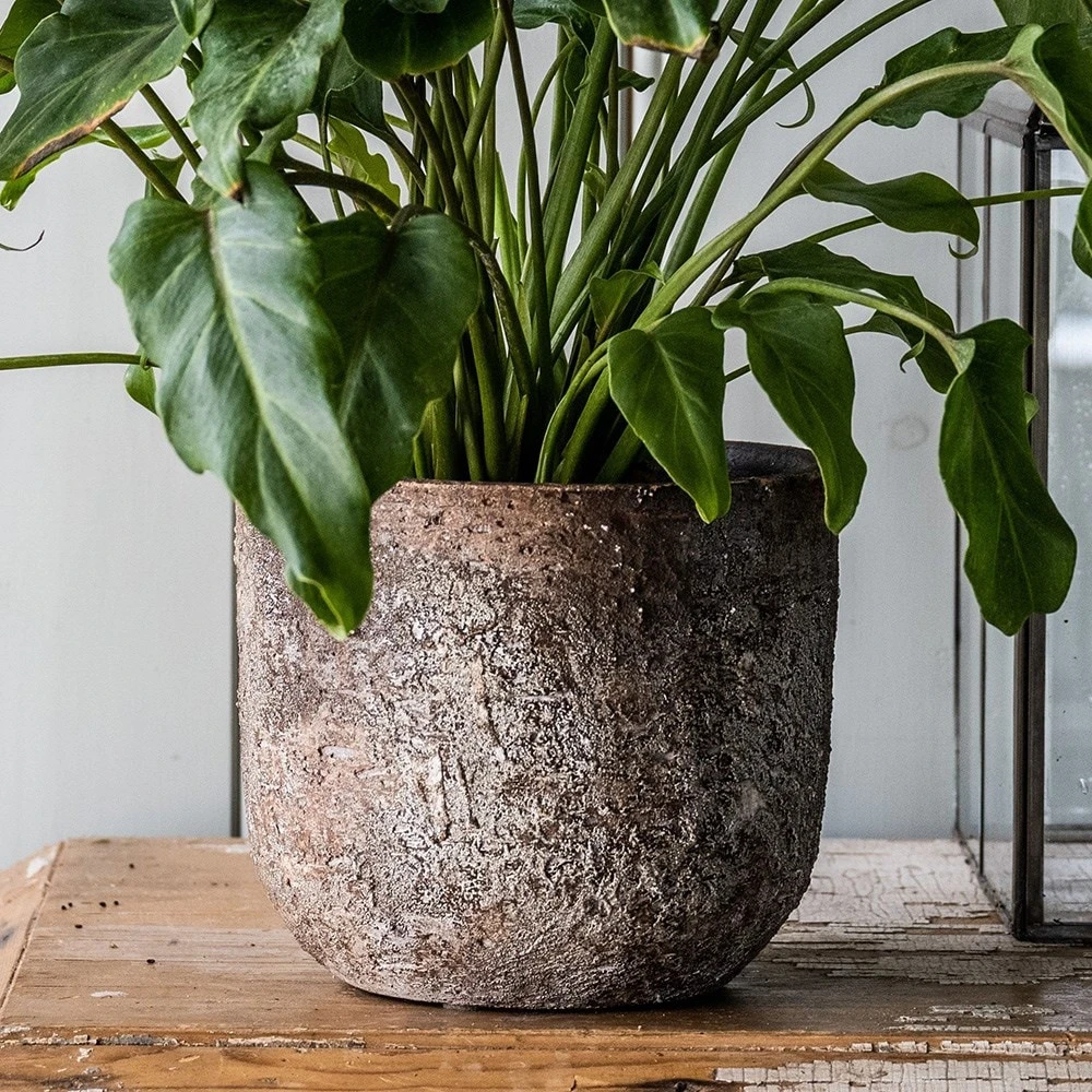 Rustic Plant Pot - Brown 5 Rustic Plant Pot - Brown - Image 3