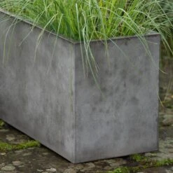 Rectangular Terrace Planter - Weathered Cement 12 Rectangular Terrace Planter - Weathered Cement -KANG Plants Shop pr2000048710 card5 lg