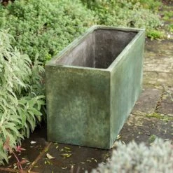 Rectangular Terrace Planter - Verdigris -KANG Plants Shop pr2000048712 card6 lg