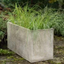 Rectangular Terrace Planter - Weathered Cream 21 Rectangular Terrace Planter - Weathered Cream -KANG Plants Shop pr2000048714 card10 lg