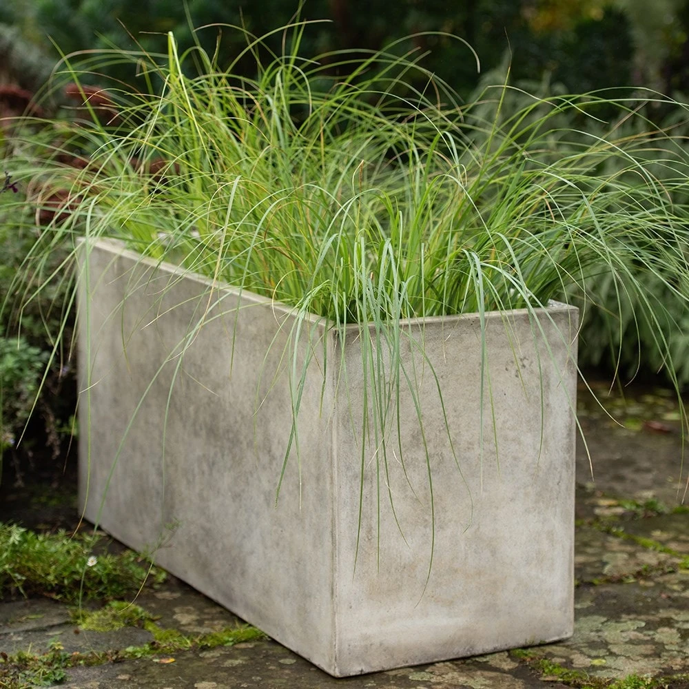 Rectangular Terrace Planter - Weathered Cream 12 Rectangular Terrace Planter - Weathered Cream - Image 10