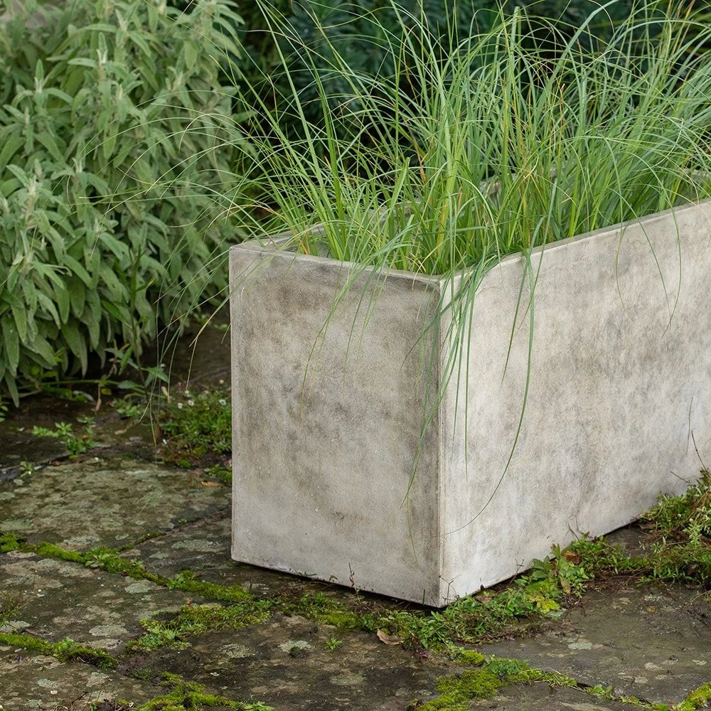 Rectangular Terrace Planter - Weathered Cream 4 Rectangular Terrace Planter - Weathered Cream - Image 2