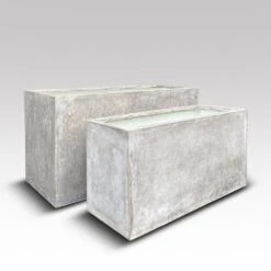 Rectangular Terrace Planter - Weathered Cream 15 Rectangular Terrace Planter - Weathered Cream -KANG Plants Shop pr2000048714 card4 lg
