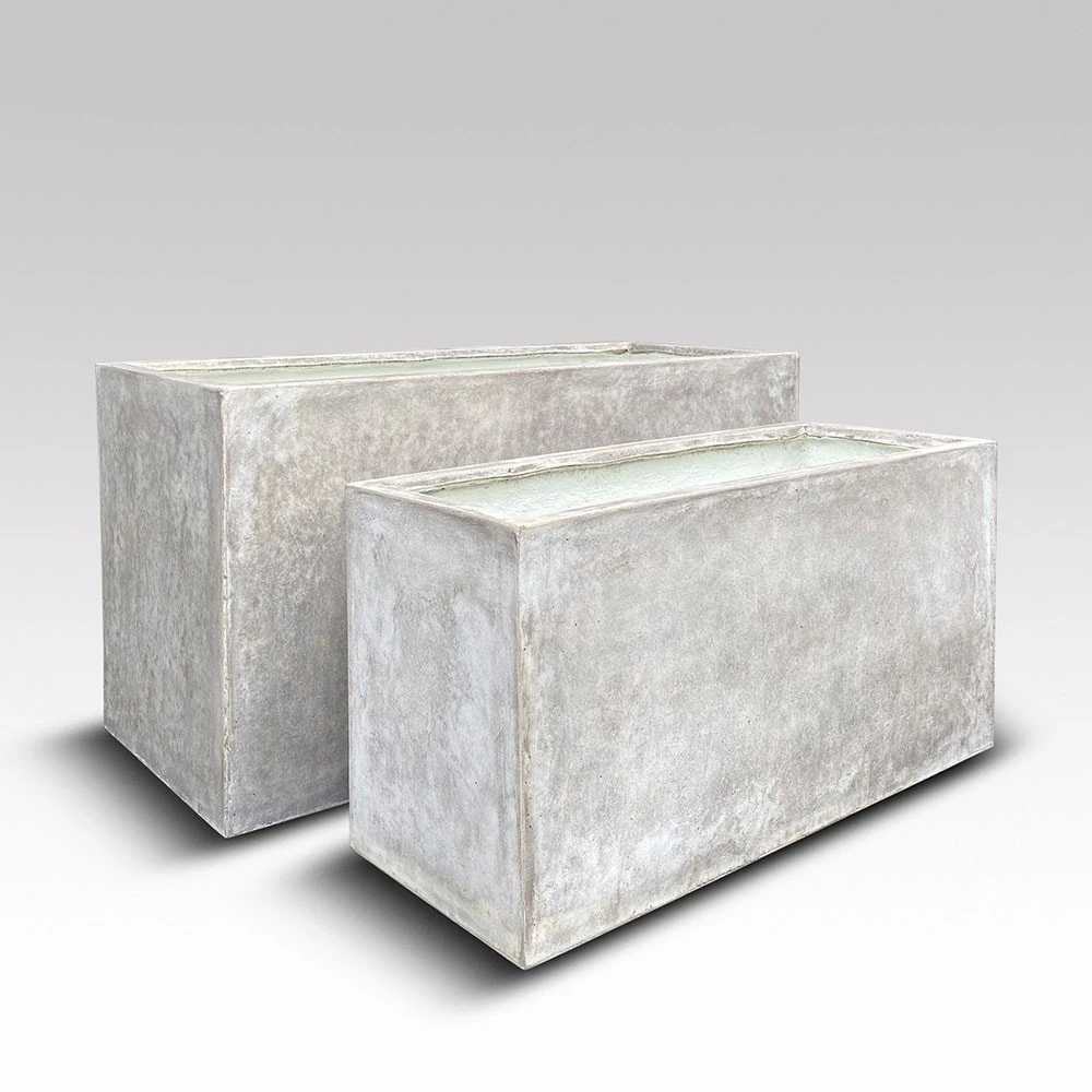 Rectangular Terrace Planter - Weathered Cream 6 Rectangular Terrace Planter - Weathered Cream - Image 4