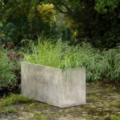 Rectangular Terrace Planter - Weathered Cream 19 Rectangular Terrace Planter - Weathered Cream -KANG Plants Shop pr2000048714 card8 lg