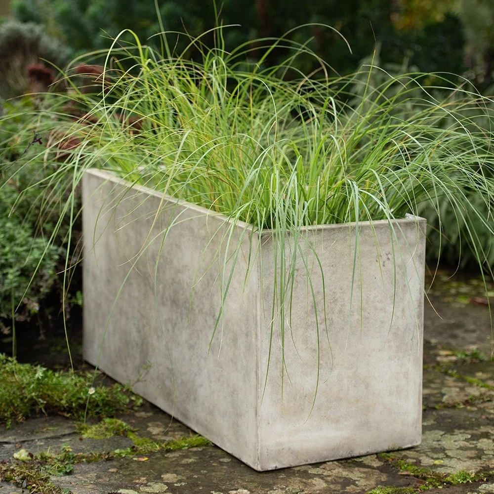 Rectangular Terrace Planter - Weathered Cream 11 Rectangular Terrace Planter - Weathered Cream - Image 9