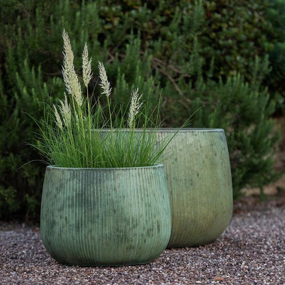 Ripple Bowl Planter - Verdigris 10 Ripple Bowl Planter - Verdigris - Image 8