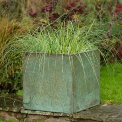 Square Terrace Planter - Verdigris -KANG Plants Shop pr2000048721 card3 lg
