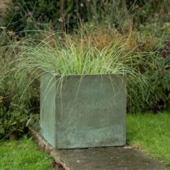 Square Terrace Planter - Verdigris -KANG Plants Shop pr2000048721 card7 lg