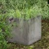 Square Terrace Planter - Weathered Cement -KANG Plants Shop pr2000048722