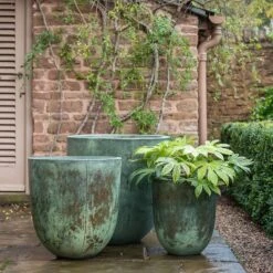 Drop Planter - Verdigris